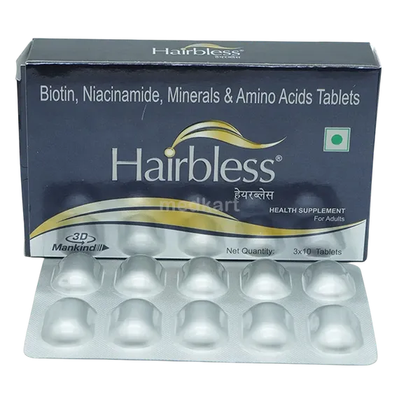 hairbless tablet 10's